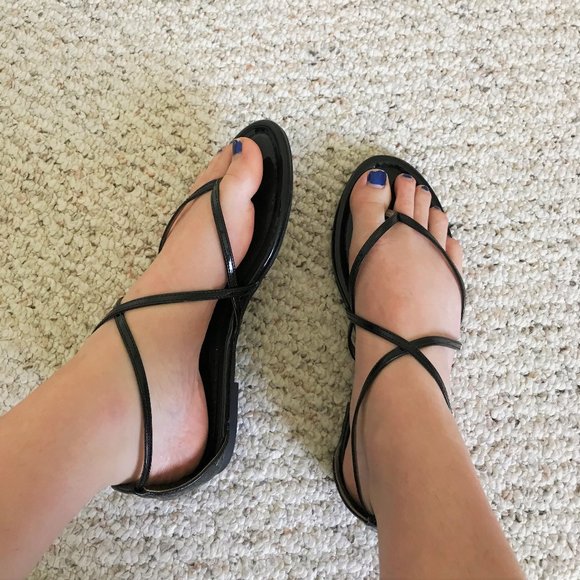 Worthington Shoes - Worthington 8.5 Formal Strappy Black Sandal